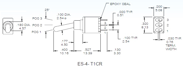 Interruptores basculantes ES-4