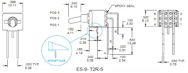 Interruptores de alavanca ES-9