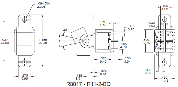 Rocker Switches R8017