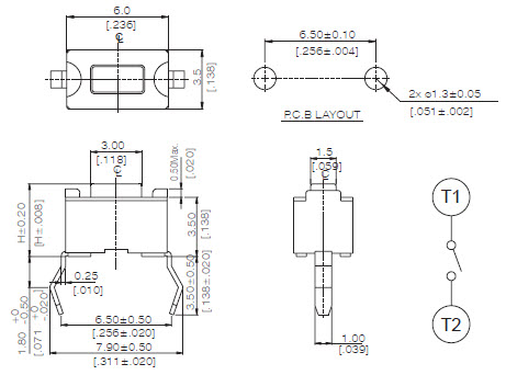 Tact Switches ELTS-3