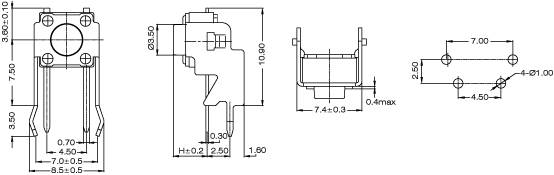 Interruttori a pulsante ELTSAL-6