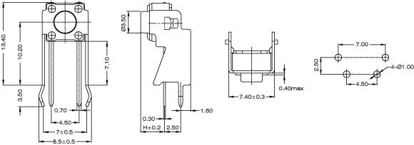 TactスイッチELTSALB-6