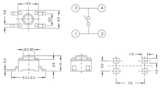 کلیدهای تاکتیل ELTSM-41