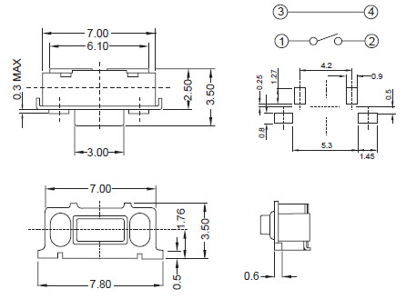 Interruttori tattili ELTSW-31