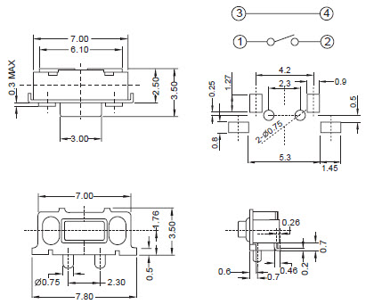 Tact Switches ELTSW-31xS