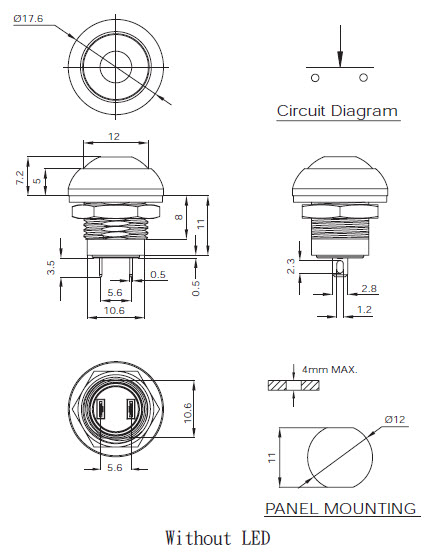 Pushbutton Switches EPS12