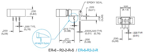 Interrupteurs à bascule ER-6