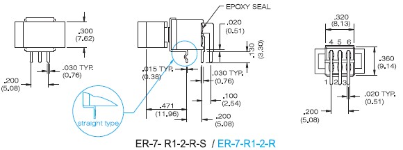 Interruttori a bilanciere ER-7