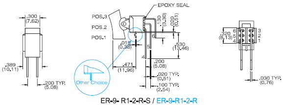 Interrupteurs à bascule ER-9