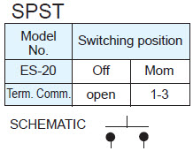 Pushbutton Switches ES-20