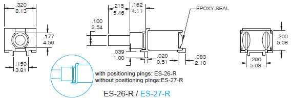 Interruttori a pulsante ES-26/27