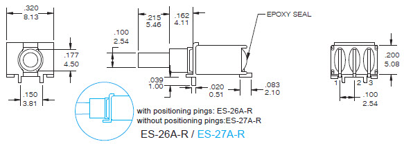 プッシュボタンスイッチ ES-26/27