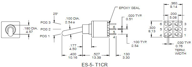 Interruttori a levetta ES-5