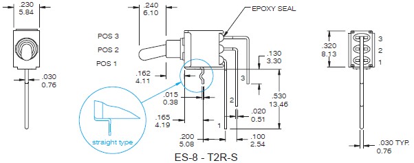 Interruptores basculantes ES-8