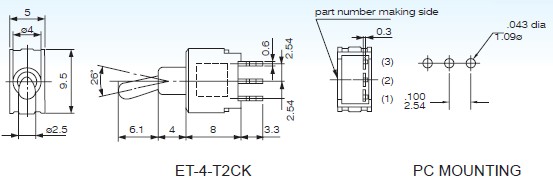 کلیدهای تعویض ET-4-C