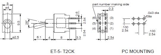 Kippschalter ET-5-C