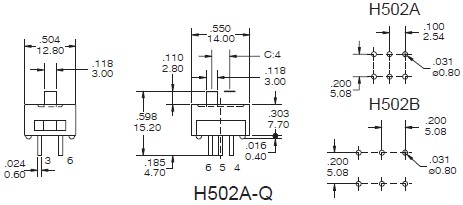 کلیدهای اسلایدی H502A