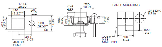 Interrupteurs à bouton-poussoir L8601-F32A