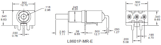 Interruttori a pulsante L8601P