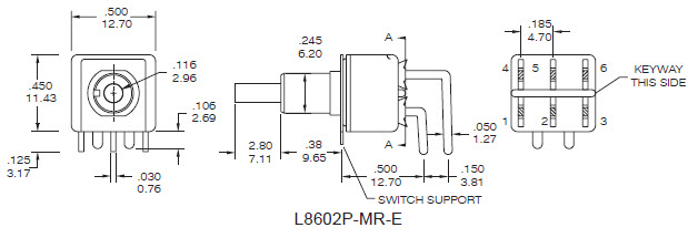 Pushbutton Switches L8602P