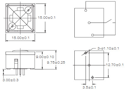 Interruptores de Chave LT1-15-A0