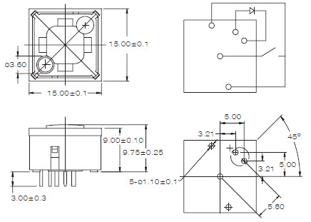 کلیدهای سوئیچ LT1-15-A1