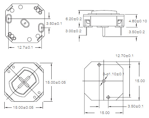 کلیدهای سوئیچ LT2-15-T1