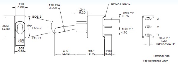 Toggle Switches NE8013