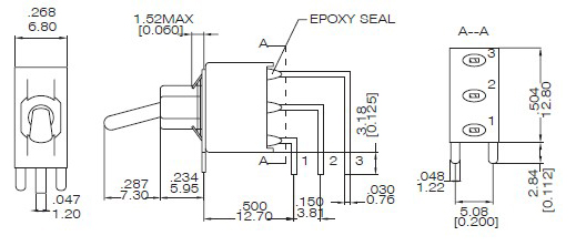 Toggle Switches NE8019L