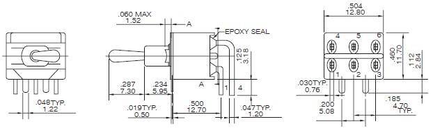 Toggle Switches NE8021