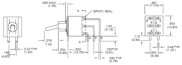 トグルスイッチNE8021L