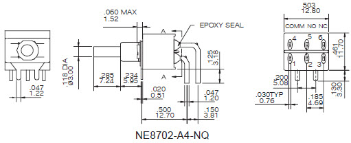 Druckschalter NE8702-A4