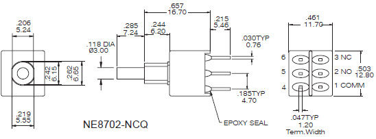 Interruttori a pulsante NE8702