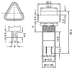 Interruptores de botón R18-26A