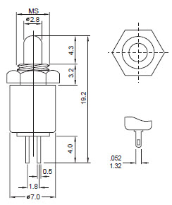 Interruttori a pulsante R18-36A