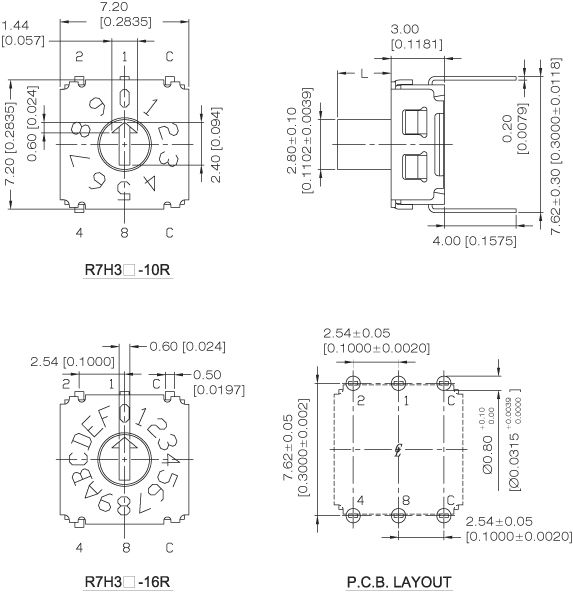 Dip Switches R7H3