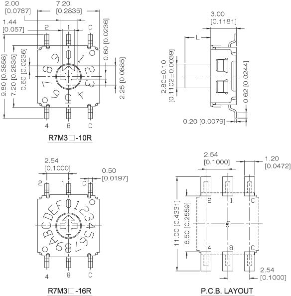 Dip Switches R7M3