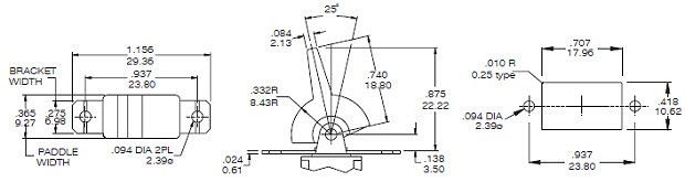 Interruttori a bilanciere R8015-P13