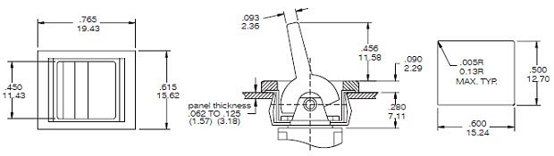 Interrupteurs à bascule R8015-P14