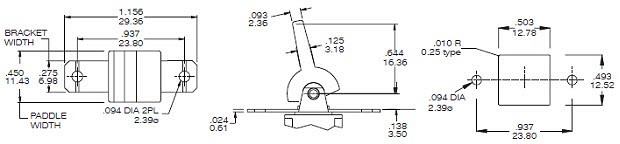 Interruptores basculantes R8015-P23