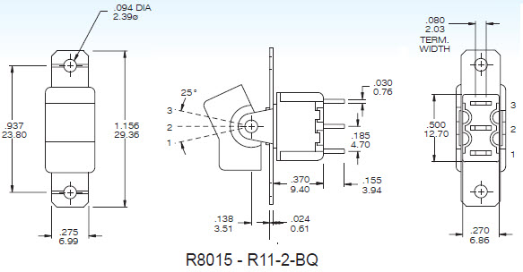 Interruttori a bilanciere R8015