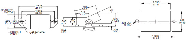 Interrupteurs à bascule R8015-R15