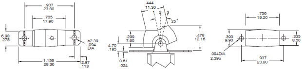 Interruptores de palanca R8015-R17