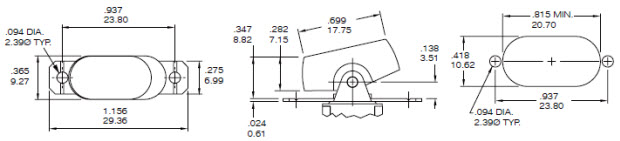 Interruptores de palanca R8015-R19