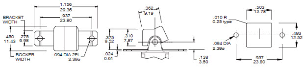 Interruttori a levetta R8015-R21