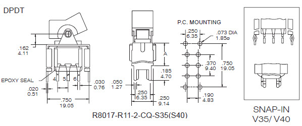 Wippschalter R8017-S35