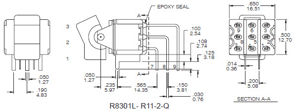 Rocker Switches R8301L