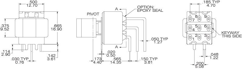 کلیدهای راکر R8301PA