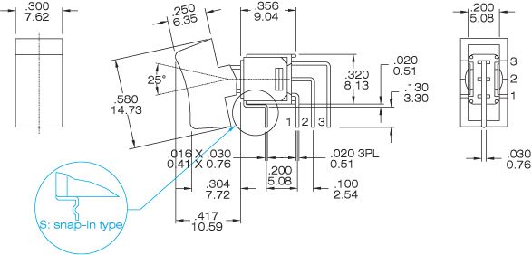 Interruptores basculantes RS-82