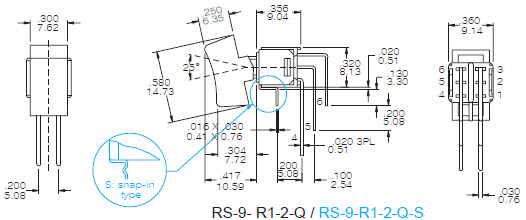 Wippschalter RS-9